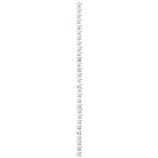 12 Pack: Silver Hematite Star Beads, 8mm by Bead Landing™